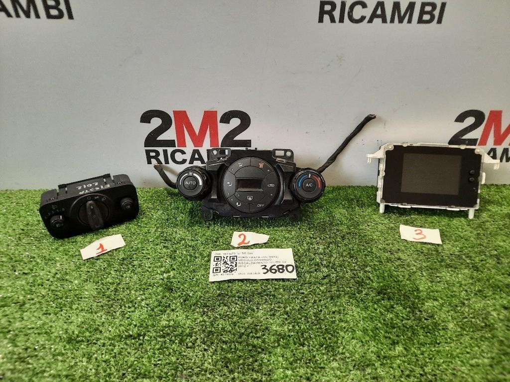 Modulo Comando Riscaldamento Clima 8A6T18C612 PULSANTIERA AC CENTRALINA Ford Fiesta VI 2012