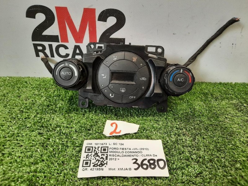 Modulo Comando Riscaldamento Clima 8A6T18C612 PULSANTIERA AC CENTRALINA Ford Fiesta VI 2012