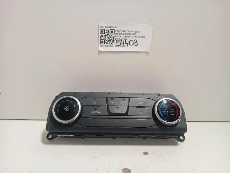 Modulo Comando Riscaldamento Clima 1854919980 Ford Fiesta VII 2021