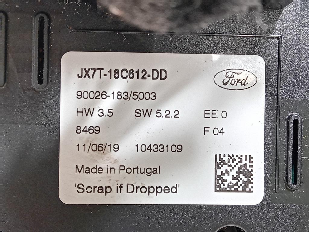 Modulo Comando Riscaldamento Clima JX7T18C612DD Ford Focus V 2018