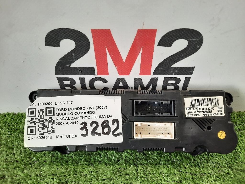 Modulo Comando Riscaldamento Clima 7S7T18C612AK CENTRALINA REGOLATORE AC Ford Mondeo IV 2007
