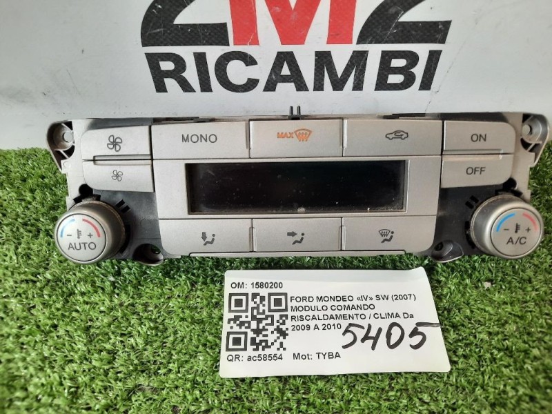 Modulo Comando Riscaldamento Clima 1580200 MODULO Ford Mondeo IV SW 2007