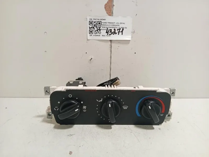 Modulo Comando Riscaldamento Clima P6C1H-18D461 Ford Transit VI 2014