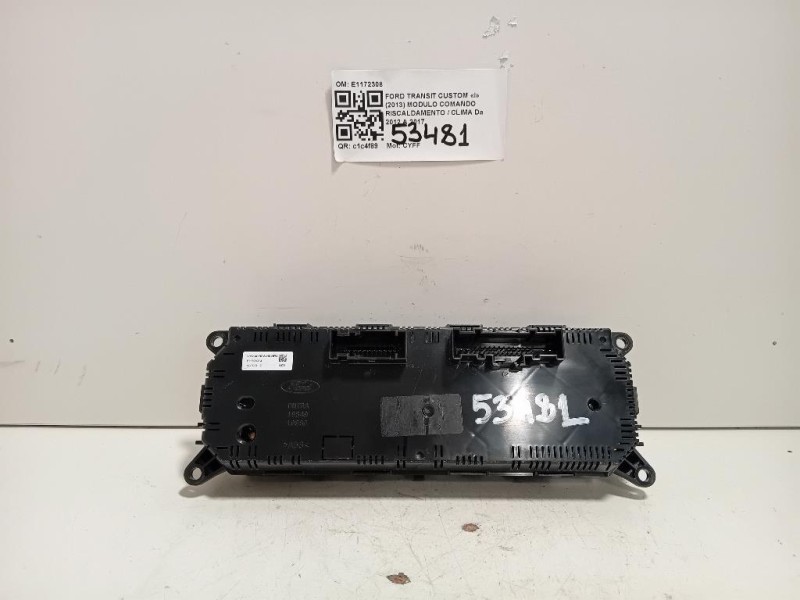 Modulo Comando Riscaldamento Clima E1172308 Ford Transit Custom I 2013