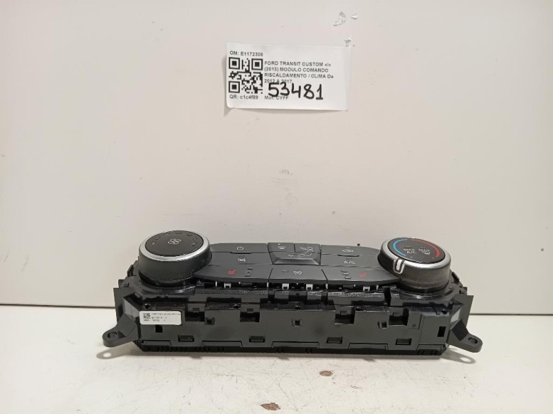 Modulo Comando Riscaldamento Clima E1172308 Ford Transit Custom I 2013