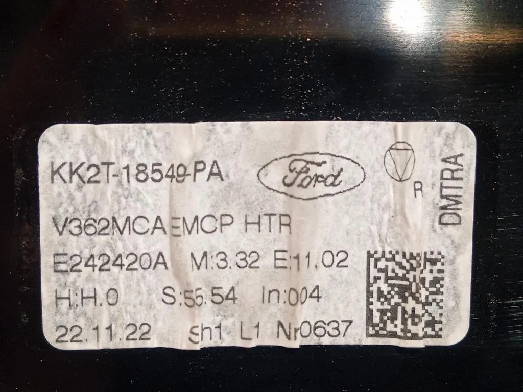 Modulo Comando Riscaldamento Clima KK2T-18549-PA Ford Transit Custom I 2013