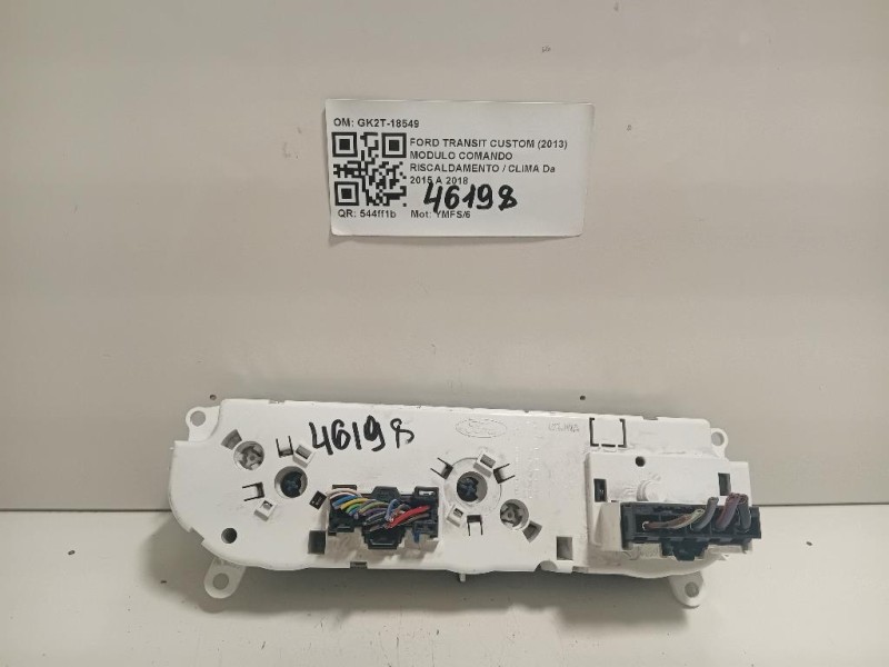 Modulo Comando Riscaldamento Clima GK2T-18549 Ford Transit Custom I 2013