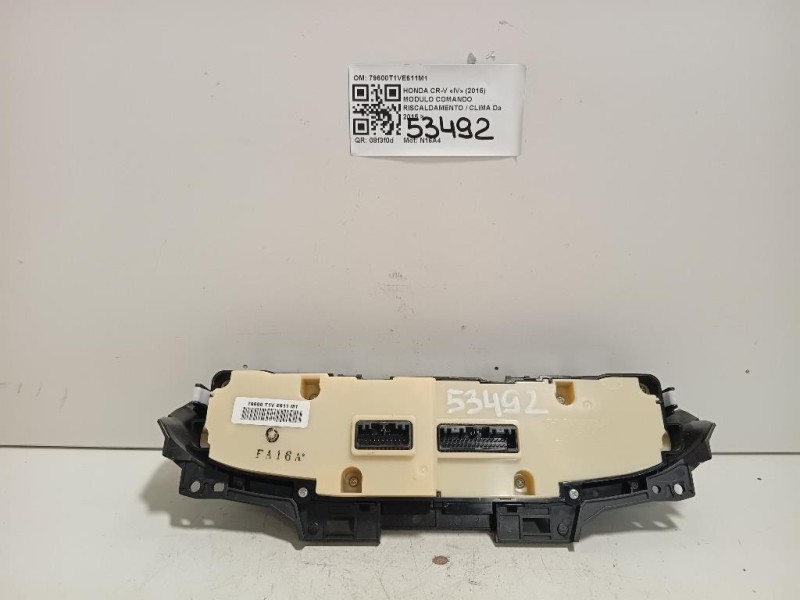 Modulo Comando Riscaldamento Clima 79600T1VE611M1 Honda CR-V IV 2015