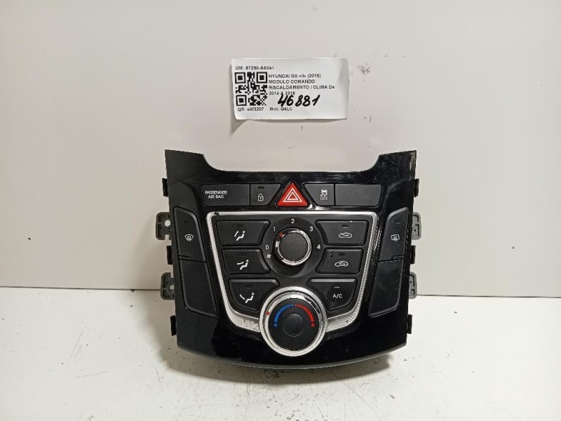 Modulo Comando Riscaldamento Clima 97250-A6041 Hyundai I30 II 2015