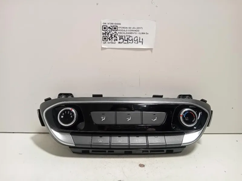 Modulo Comando Riscaldamento Clima 97250-G4000 Hyundai I30 III 2017
