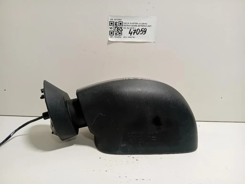 Retrovisore Esterno ANT SX 5 FILI SPECCHIO SPECCHIETTO VETRO Dacia Duster I 2014