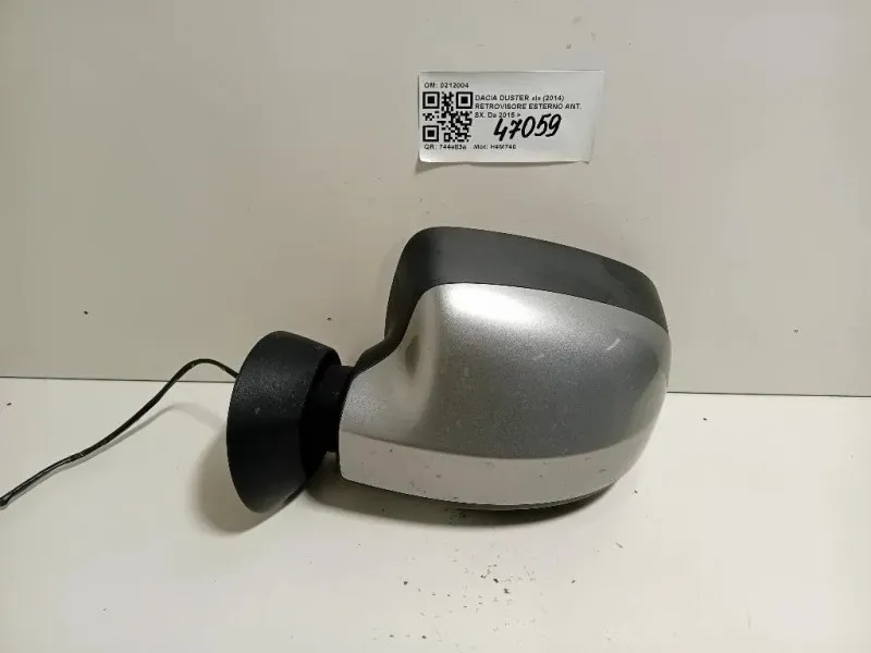 Retrovisore Esterno ANT SX 5 FILI SPECCHIO SPECCHIETTO VETRO Dacia Duster I 2014