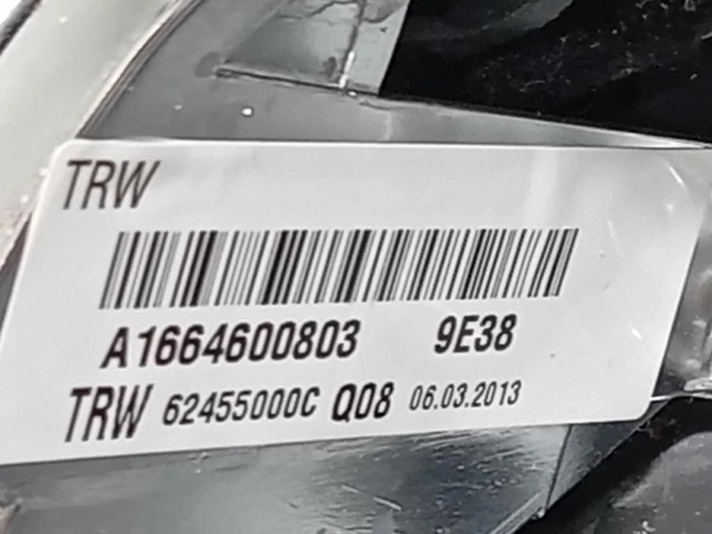 Volante A1664600803 Mercedes Classe ML W166 2012