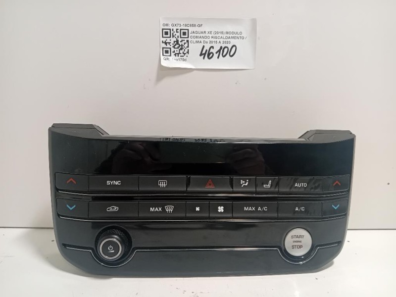 Modulo Comando Riscaldamento Clima GX73-18C858-GF Jaguar XE 2015