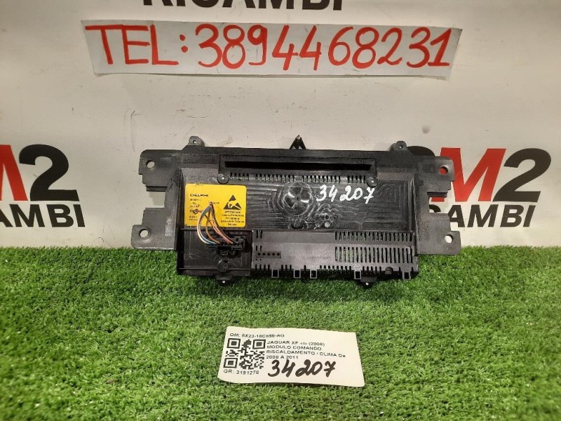 Modulo Comando Riscaldamento Clima 8X23-18C858-AG Jaguar XF I 2008