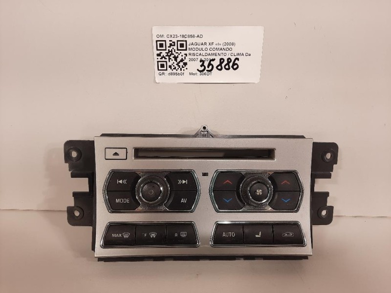 Modulo Comando Riscaldamento Clima CX23-18C858-AD Jaguar XF I 2008