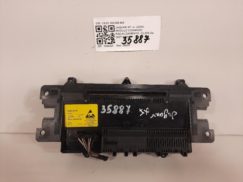 Modulo Comando Riscaldamento Clima CX23-18C858-BG Jaguar XF I 2008
