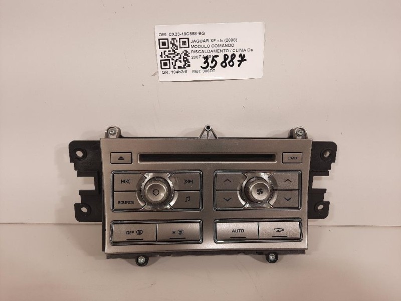 Modulo Comando Riscaldamento Clima CX23-18C858-BG Jaguar XF I 2008