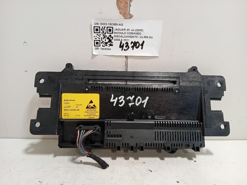 Modulo Comando Riscaldamento Clima 8X23-18C858-AG Jaguar XF I 2008