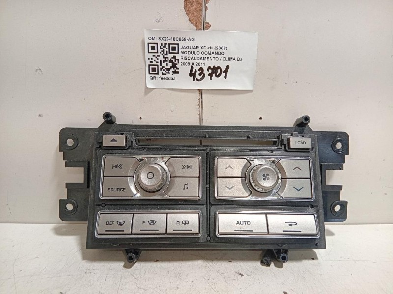Modulo Comando Riscaldamento Clima 8X23-18C858-AG Jaguar XF I 2008