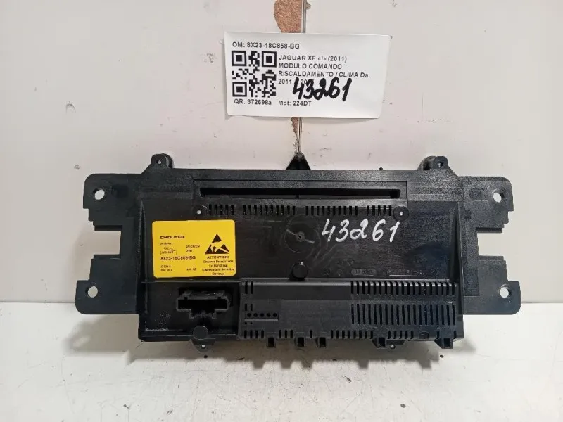 Modulo Comando Riscaldamento Clima 8X23-18C858-BG Jaguar XF I 2011