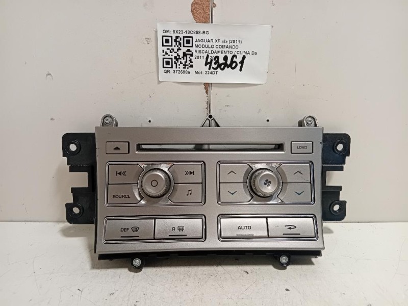 Modulo Comando Riscaldamento Clima 8X23-18C858-BG Jaguar XF I 2011