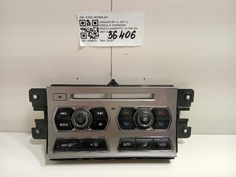 Modulo Comando Riscaldamento Clima CX23-18C858-AD Jaguar XF I 2011