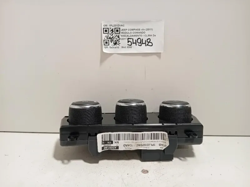 Modulo Comando Riscaldamento Clima 1PL231DVAC Jeep Compass II 2011
