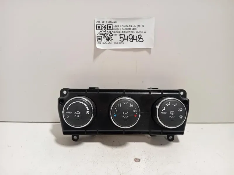 Modulo Comando Riscaldamento Clima 1PL231DVAC Jeep Compass II 2011
