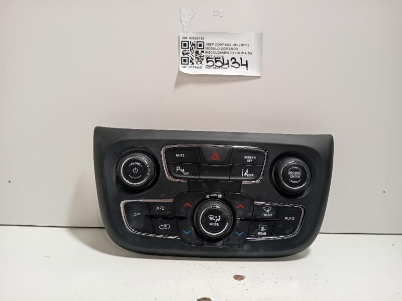 Modulo Comando Riscaldamento Clima 60928135 Jeep Compass III 2017