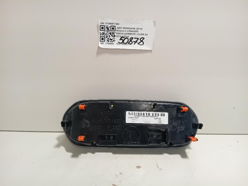 Modulo Comando Riscaldamento Clima 07356577940 Jeep Renegade 2015