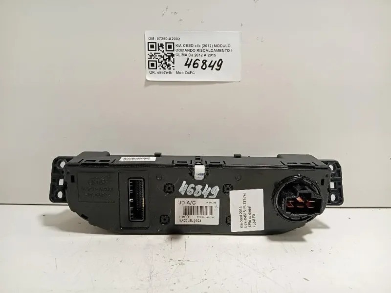 Modulo Comando Riscaldamento Clima 97250-A2002 Kia CEED II 2012
