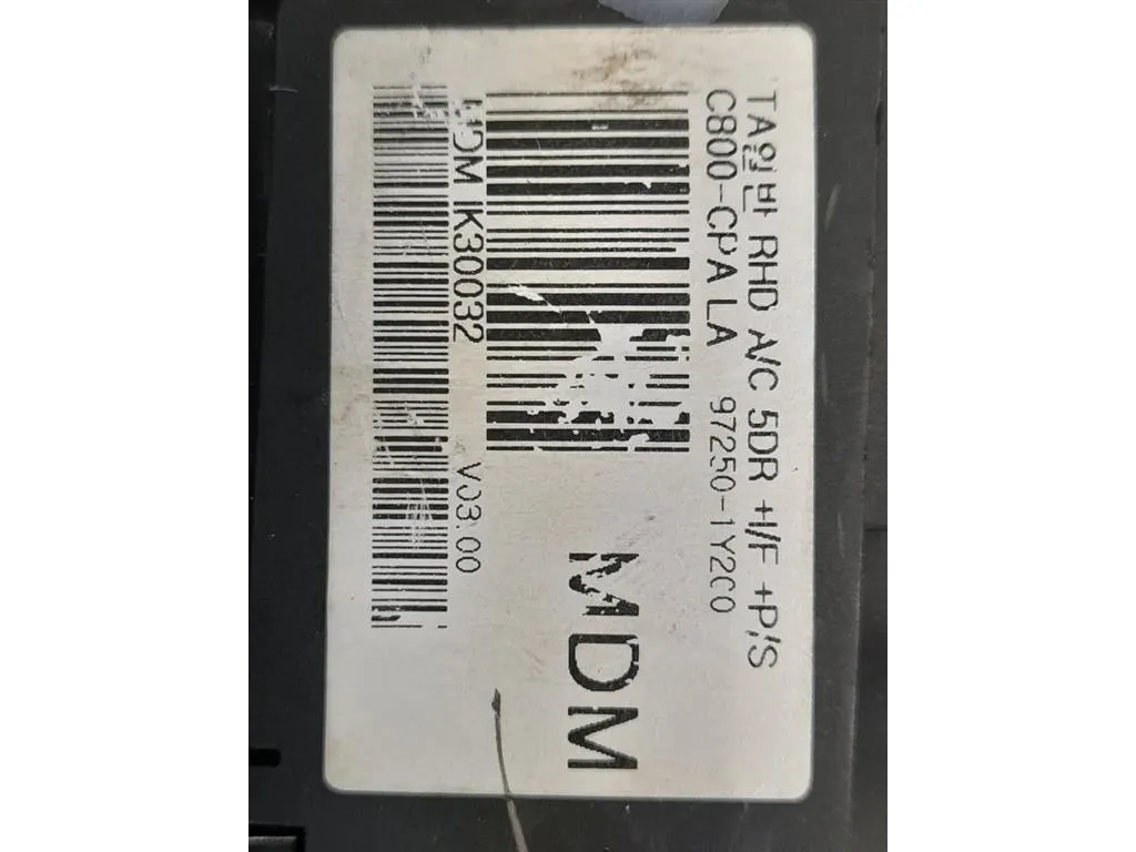 Modulo Comando Riscaldamento Clima 972501Y200 Kia Picanto III 2011