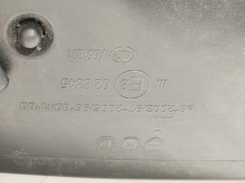 Retrovisore Esterno ANT SX 7 FILI VETRO SPECCHIO SPECCHIETTO Fiat 500L 2013