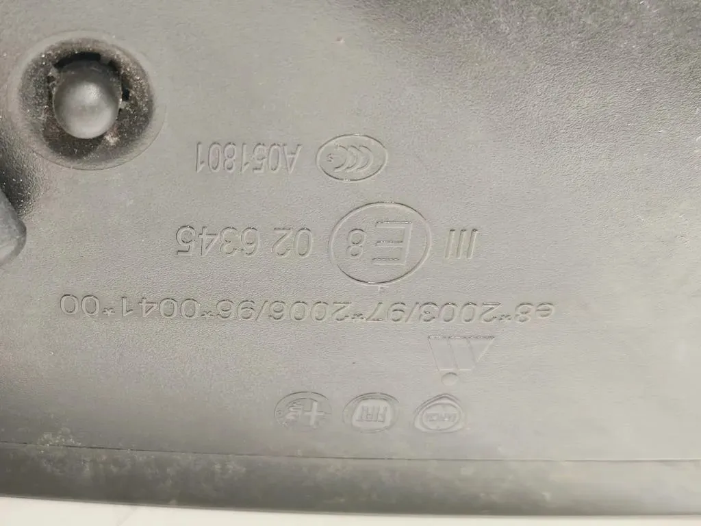 Retrovisore Esterno ANT SX 7 FILI VETRO SPECCHIO SPECCHIETTO Fiat 500L 2013