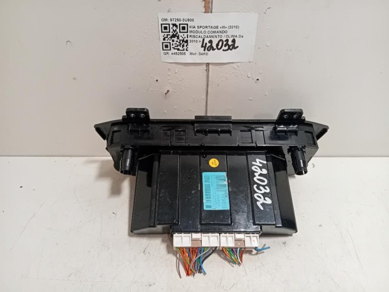Modulo Comando Riscaldamento Clima 97250-3U900 Kia Sportage III 2010