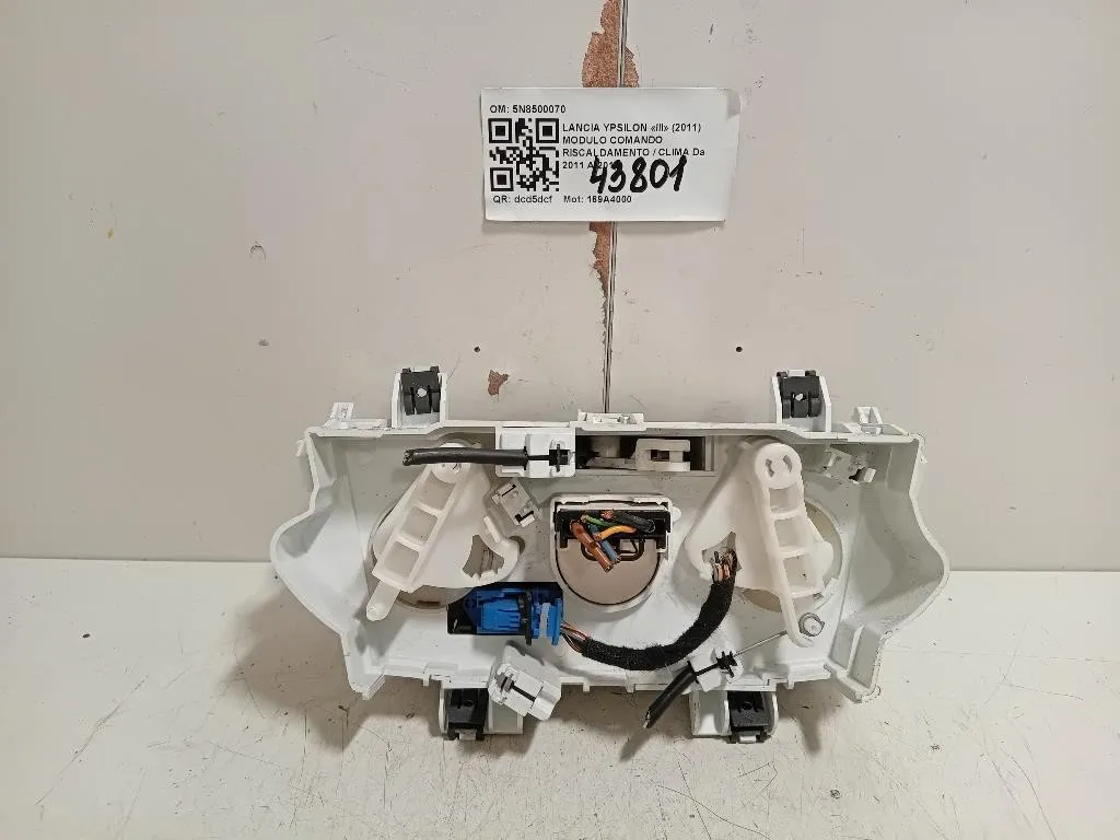 Modulo Comando Riscaldamento Clima 5N8500070 Lancia Ypsilon III 2011