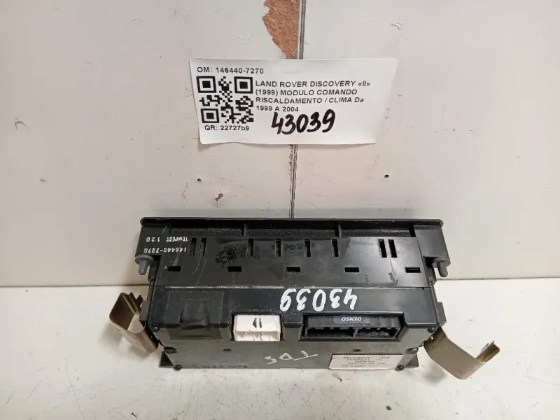 Modulo Comando Riscaldamento Clima 146440-7270 Land Rover Discovery II 1999