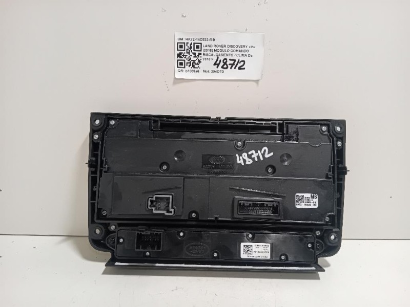 Modulo Comando Riscaldamento Clima HK72-14C533-MB Land Rover Discovery V 2016