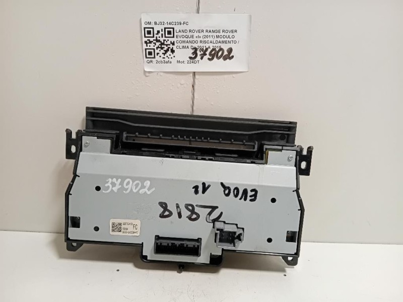 Modulo Comando Riscaldamento Clima BJ32-14C239-FC Land Rover Range Rover Evoque I 2011