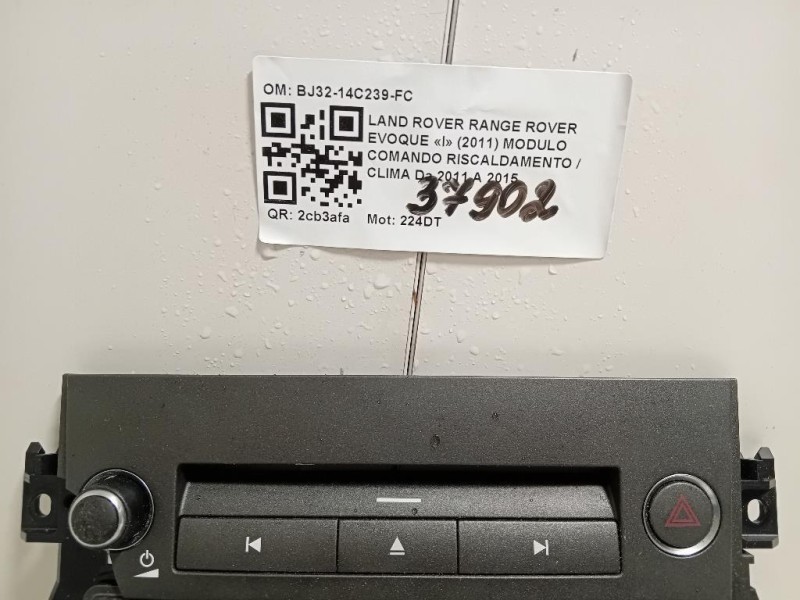 Modulo Comando Riscaldamento Clima BJ32-14C239-FC Land Rover Range Rover Evoque I 2011