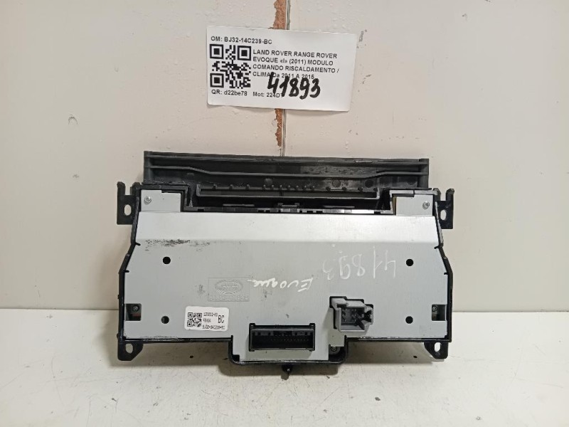 Modulo Comando Riscaldamento Clima BJ32-14C239-BC Land Rover Range Rover Evoque I 2011