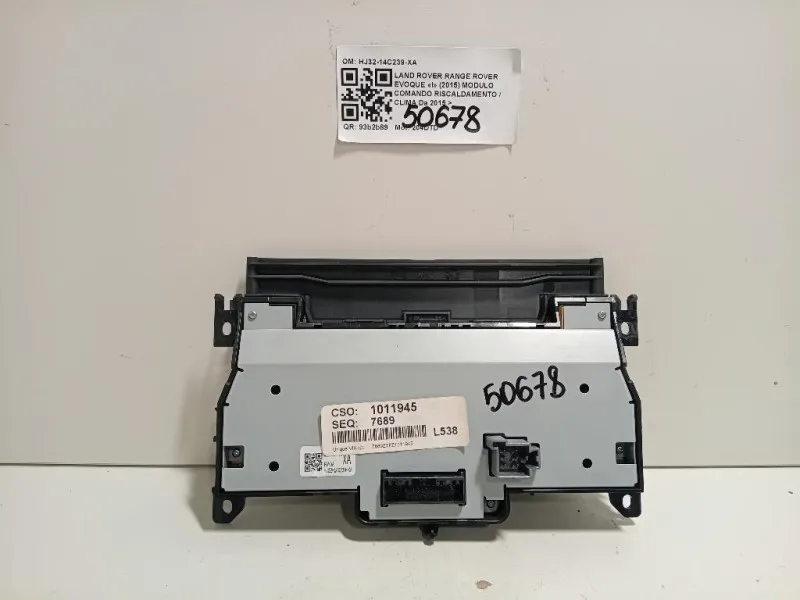 Modulo Comando Riscaldamento Clima HJ32-14C239-XA Land Rover Range Rover Evoque I 2015