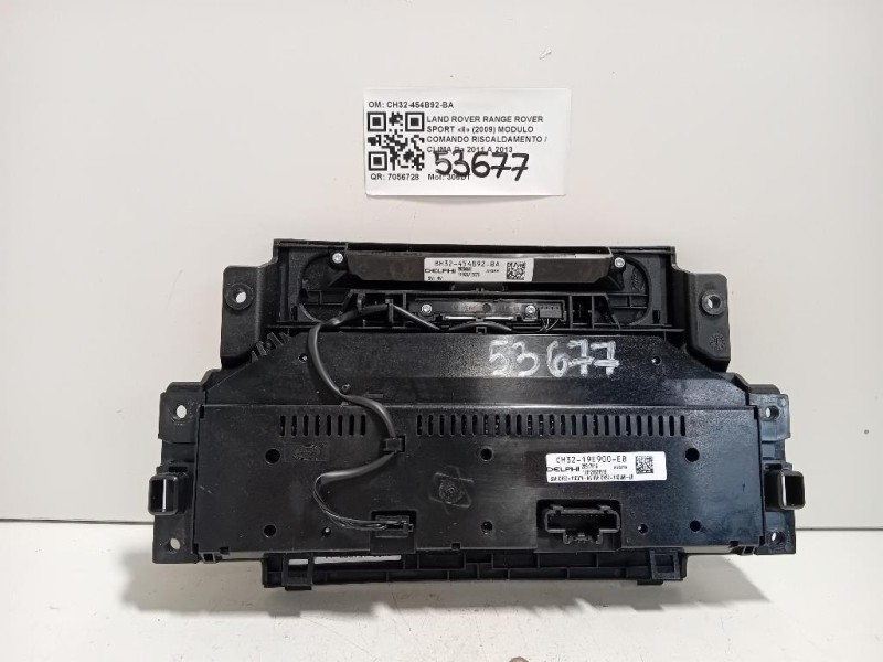 Modulo Comando Riscaldamento Clima CH32-454B92-BA Land Rover Range Rover Sport II 2009