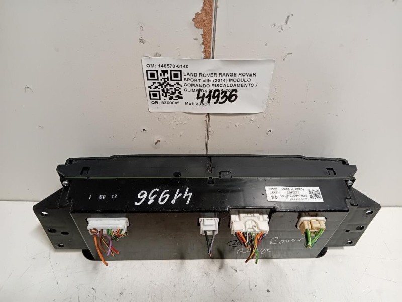 Modulo Comando Riscaldamento Clima 146570-6140 Land Rover Range Rover Sport III 2014