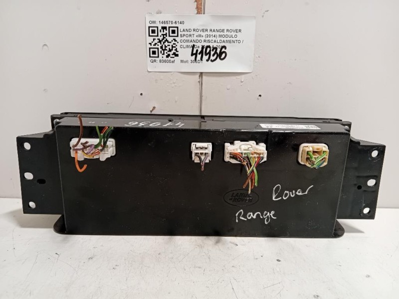 Modulo Comando Riscaldamento Clima 146570-6140 Land Rover Range Rover Sport III 2014