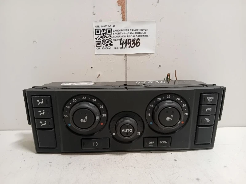 Modulo Comando Riscaldamento Clima 146570-6140 Land Rover Range Rover Sport III 2014