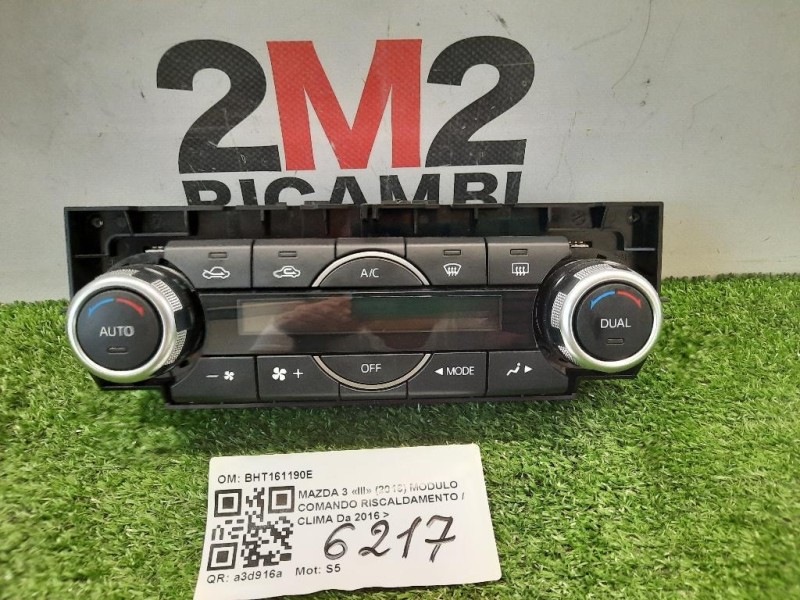 Modulo Comando Riscaldamento Clima BHT161190E Mazda 3 III 2016