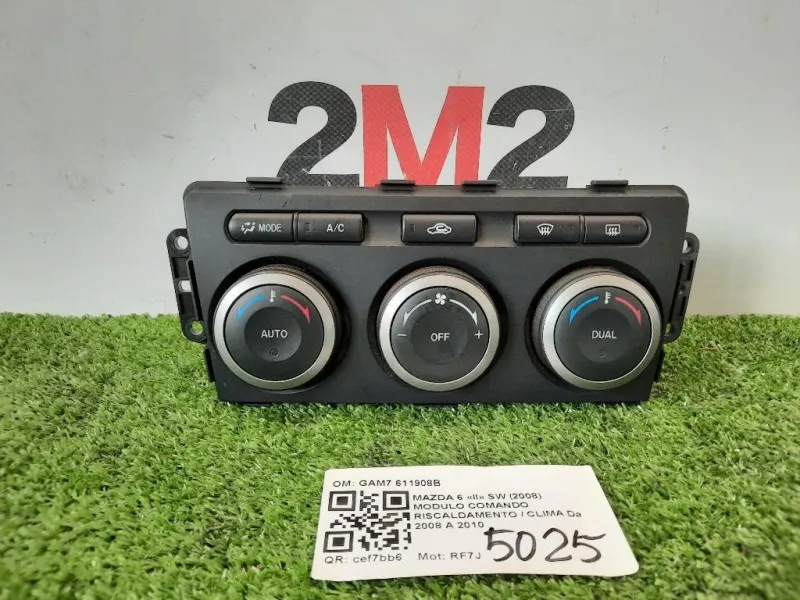 Modulo Comando Riscaldamento Clima GAM7 611908B Mazda 6 II SW 2008
