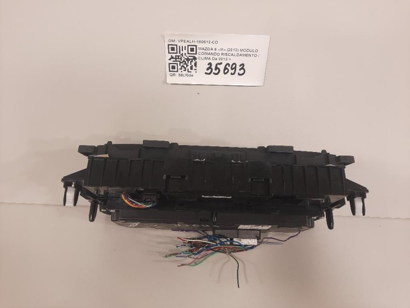 Modulo Comando Riscaldamento Clima VPEALH-180612-CD Mazda 6 III 2013